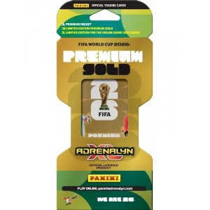 Verzamelkaart FIFA Wereldkampioenschap 2026 Adrenalyn XL premium gouden booster Verzamelkaart FIFA Wereldkampioenschap 2026 Adrenalyn XL premium gouden booster