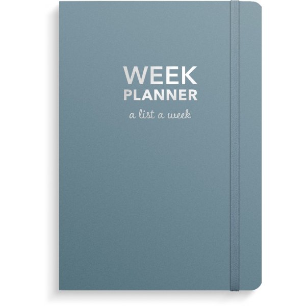 Weekplanner Burde - Ongedateerd - Blauw