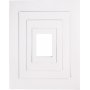 Passepartout kaders - wit - A3, A4, A5, A6 - 4 x 100 stuks