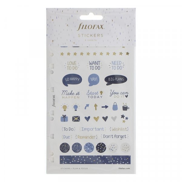 Stickers 284 stuks - Indigo