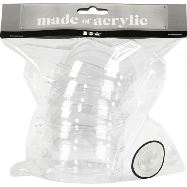 Decoratieve bal met gat - Ø8 cm - 5 st Decoratieve bal met gat - Ø8 cm - 5 st