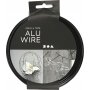 Aluminiumdraad - 2 mm - zwart - 10 m