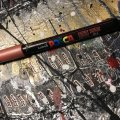 Klant imago Posca Marker PC-1MR 0,7 mm ultrafijn - metallic rood