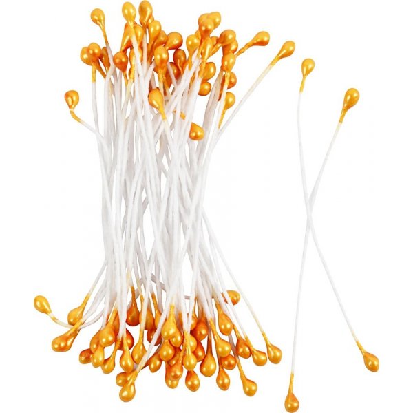 Stamper voor Bloemen - Oranjemetallic - 100 st