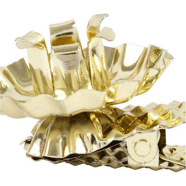 Lichtclips - verguld - Ø40 mm - 8 st Lichtclips - verguld - Ø40 mm - 8 st