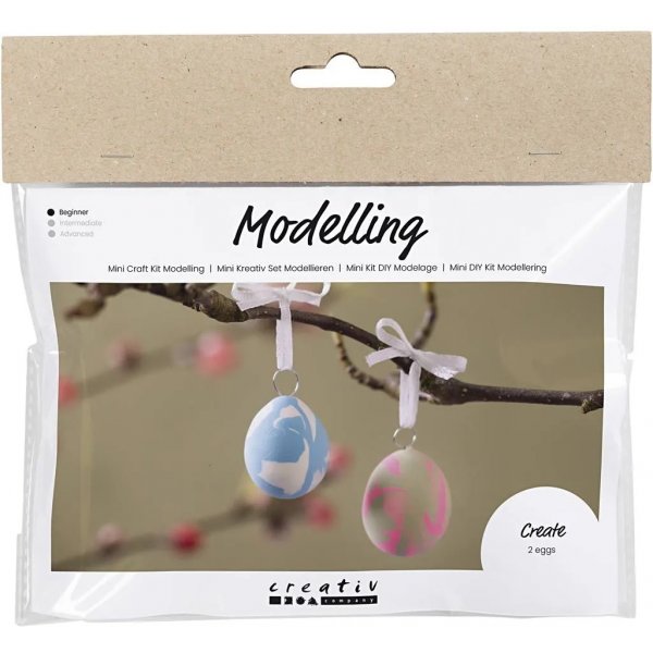 Mini DIY Kit Modelleren, gemarmerde eieren