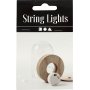 LED-lichtsnoer - zilver - 27 cm