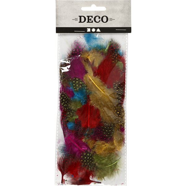 Parelhoenveren - gemengde kleuren - 3 g Parelhoenveren - gemengde kleuren - 3 g