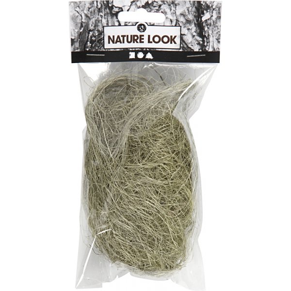 Sisal - stoffig groen - 8 gr Sisal - stoffig groen - 8 gr
