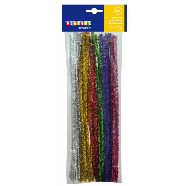 Pijpenrager glitter - 50 st