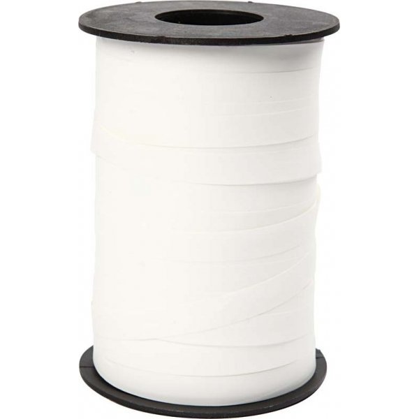 Cadeaulint - wit - mat - 250 meter