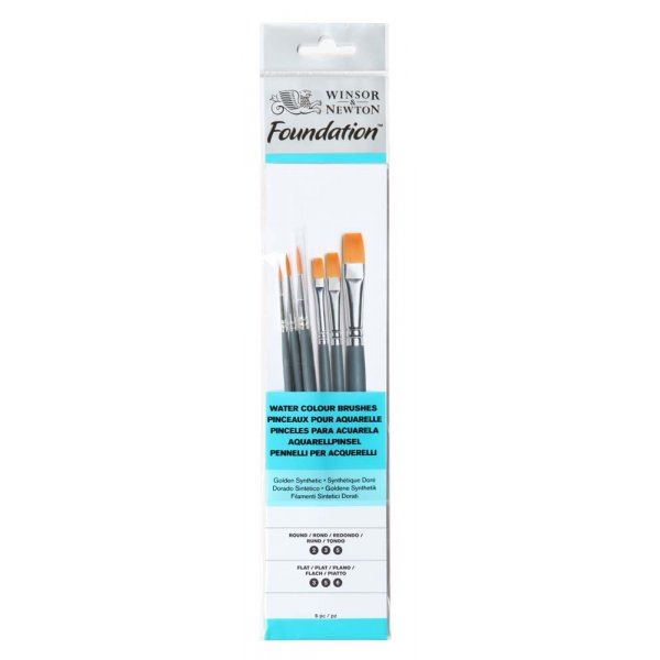 Synthetische penselenset W&N Foundation Watercolour - Nr. 15