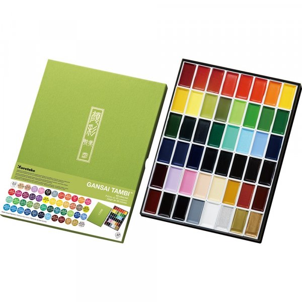 Aquarelverf Gansai Tambi - 48 kleuren