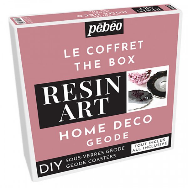 Hars - Pebeo Resin Art - Geode onderzetter
