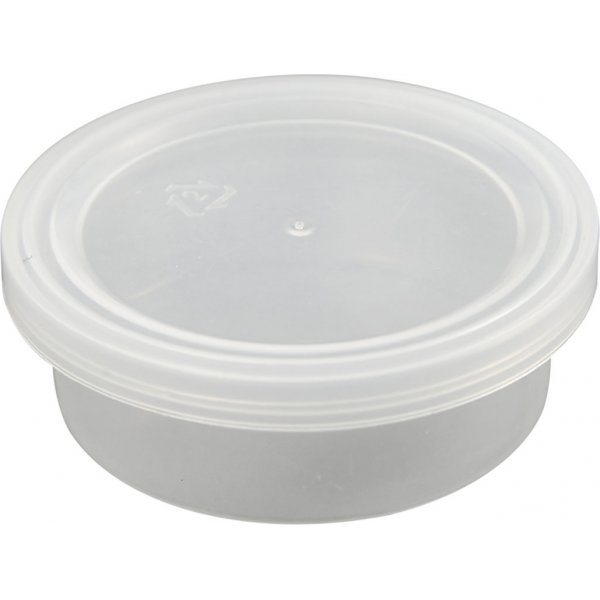Plastic potje met deksel - 45 ml - 20 st Plastic potje met deksel - 45 ml - 20 st