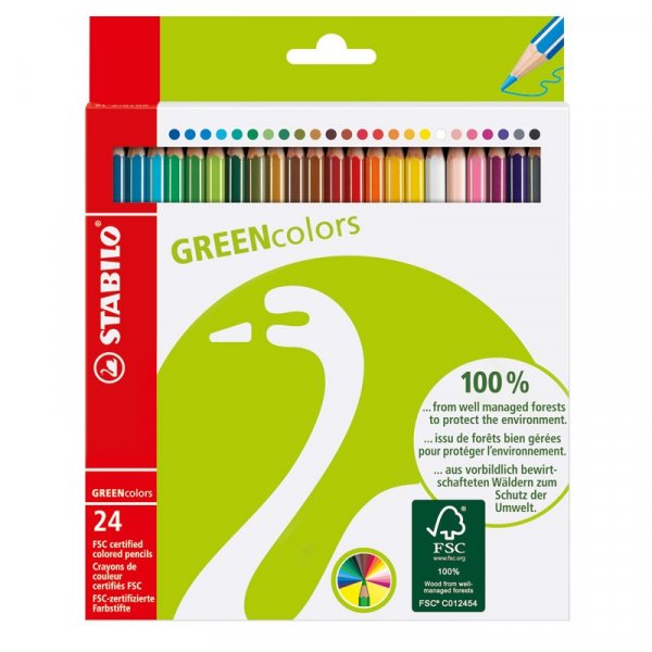 Tekenpen Groene Kleuren Multi - 24-pack