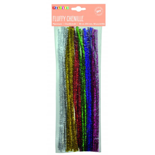 Pijpenrager glitter - 50 st