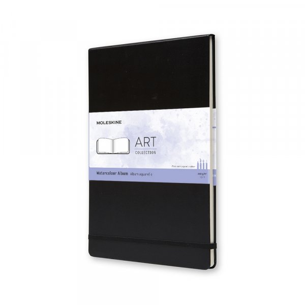 Folio Art aquarel zwart glad harde kaft