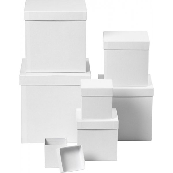 Dozen - wit - vierkant - 7 st