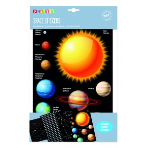 De Space Stickers-knutselset De Space Stickers-knutselset