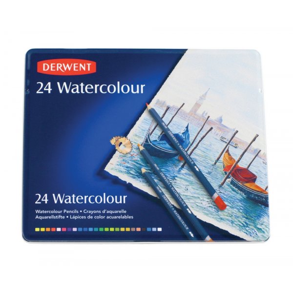 Derwent aquarelverf - 24 kleuren