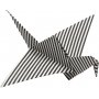 Origamipapier - zwart/wit - 10 x 10 cm - 50 vellen