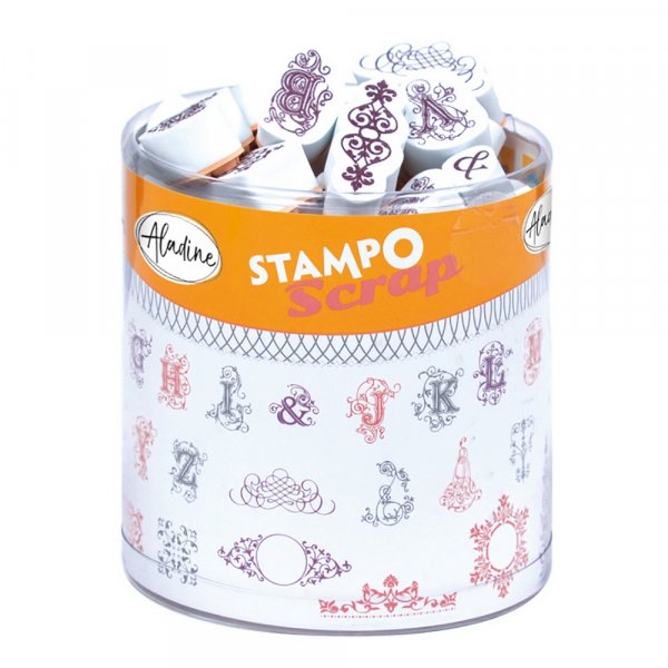 Stempels Stampo 48+1 delen - Arabesque