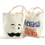Stoffen tas - lichte natuur - 30x33 cm