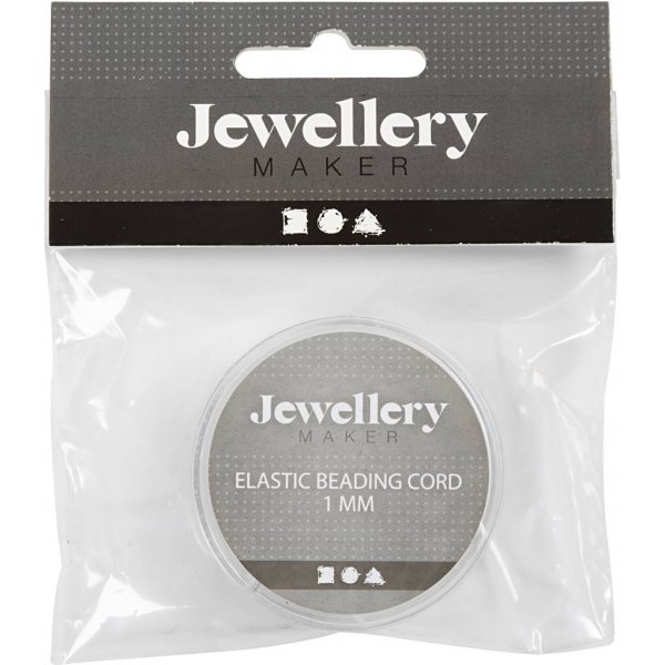 Elastisch sieradendraad - 1 mm - plat - 10 m