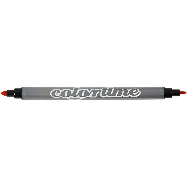 Colortime Dubbele marker - standaardkleuren - 20 st