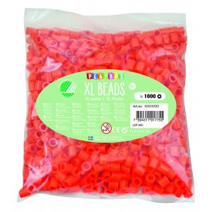 Pijpkralen XL 1000 stuks oranje Pijpkralen XL 1000 stuks oranje