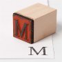 Stempels - letters en cijfers - 20 x 20 mm - 45 st
