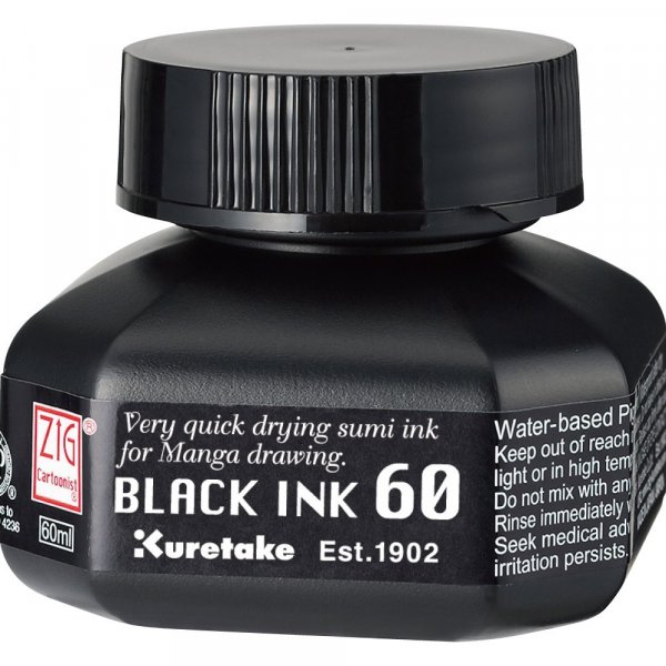 Inkt 60 ml - Zwart