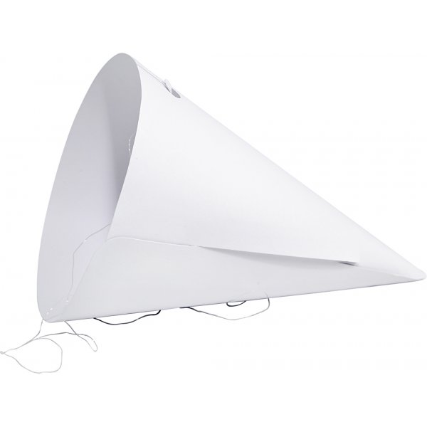 Kartonnen kegel - wit - 50 st Kartonnen kegel - wit - 50 st