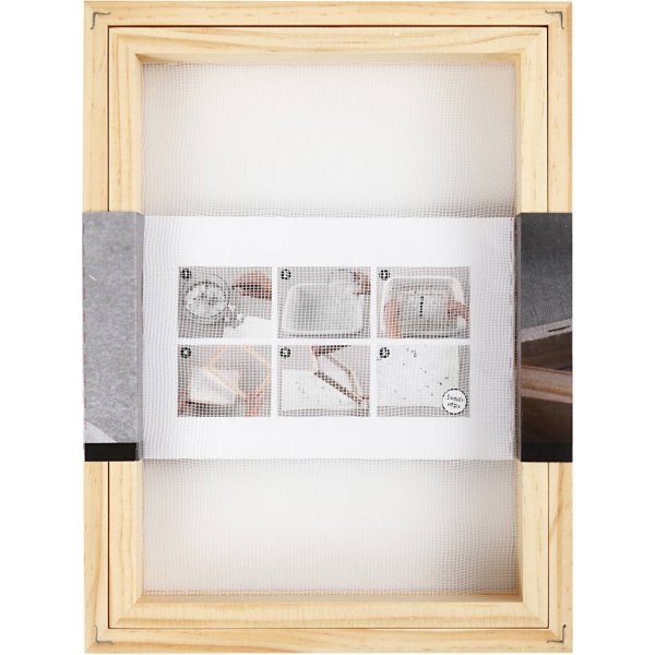 Dubbel gegoten frame voor papier - A5