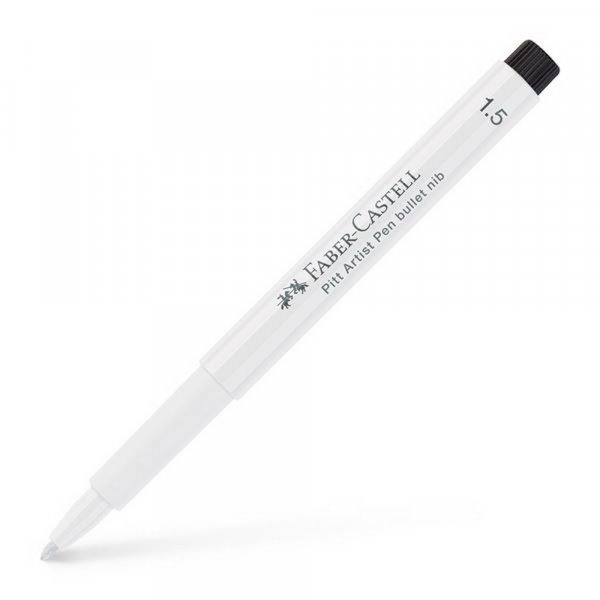 Tekenpen Faber-Castell PITT Artist Bullet penpunt 1,5 mm - Wit