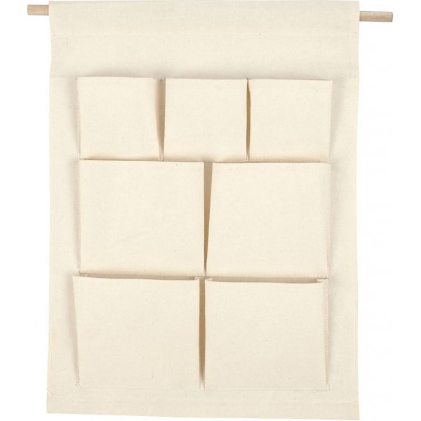 Hanger met 7 zakken Hanger met 7 zakken