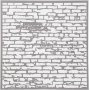 Sjabloon - muur - 30,5 x 30,5 cm