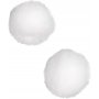 Pompons - wit - 100 st
