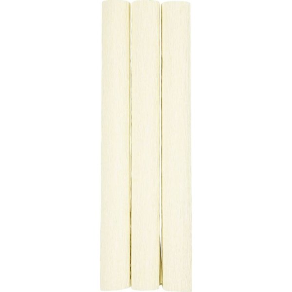 Crpepapier - gebroken wit - 3 vellen
