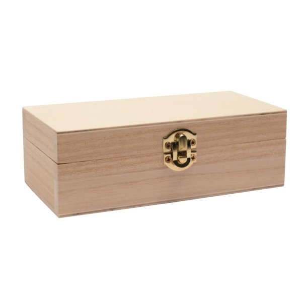 Sieradendoosje Houten kistje - 10-pack