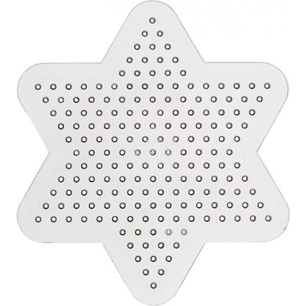 Parelbordjes - helder - ster Parelbordjes - helder - ster