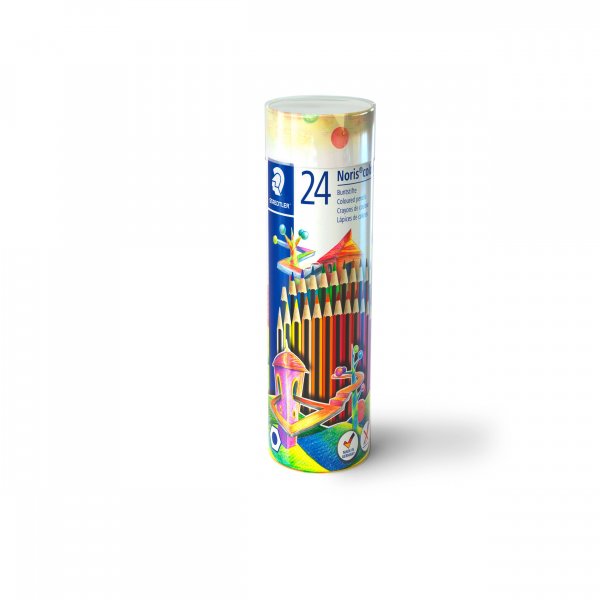 Kleurpotloden Noris in tube - 24 potloden