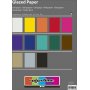 Glanzend papier - gemengde kleuren - 50 vellen