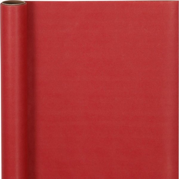 Cadeaupapier - rood - 5 meter