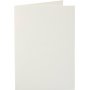 Kaart - gebroken wit - 10,5 x 15 cm - 10 st