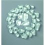 MosaixSoft - glasmozaek 8 - 25 mm - wit 200 g ~ 140 st.