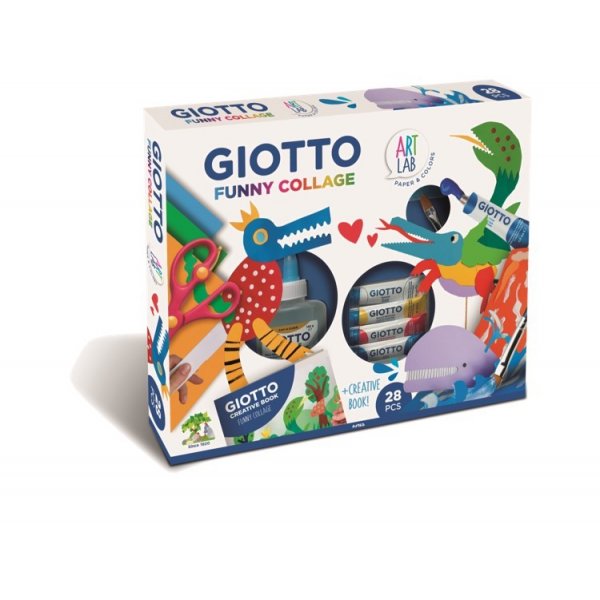 Giotto Art Lab - Grappige collage 28 stuks