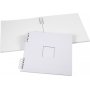 Plakboek met spiraal - wit - 30,5 x 30,5 cm