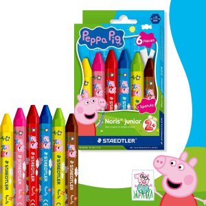 Greta Gris waskrijtjes in diverse kleuren - 6-pack Greta Gris waskrijtjes in diverse kleuren - 6-pack